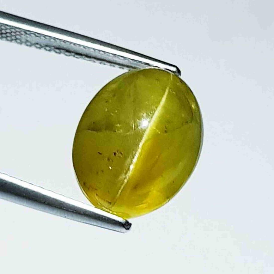 9.76 ct Natural Apatite cat's Eye: No Reserve! Title: 9.76 ct Natural Apatite cat's Eye Color/Clarity: Semi Transparent Carat Weight: 9.76 Dimensions: 13.20 x 10.22 x 8.60 Additional Information: Oval - Africa Shipping: Domestic: Fla