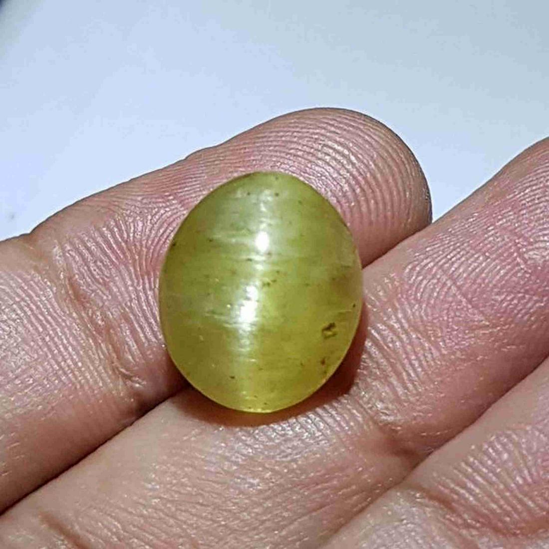 14.50 ct Natural Apatite cat's Eye (1 of 6)