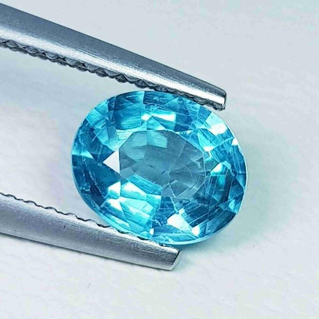 1.42 ct Natural Blue Apatite (1 of 5)
