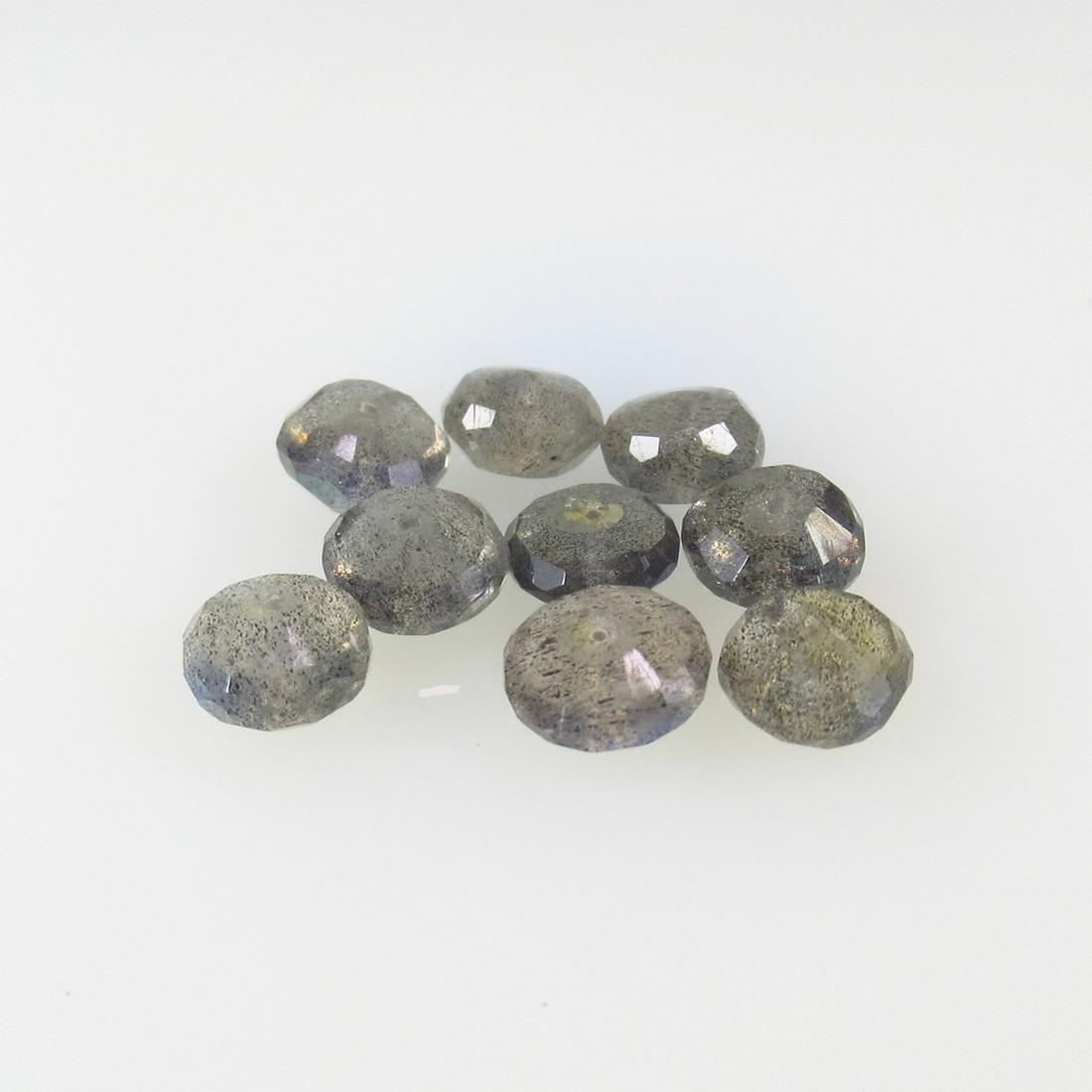 7.77 Ctw Natural 9 Labradorite Drilled Round Beads: No Reserve! Title: 7.77 Ctw Natural 9 Labradorite Drilled Round Beads Stone Clarity: Transparent Gemstone: Labradorite Beads Carat Weight: 7.77 Dimensions: 5.70 - 6.50 mm / 9 PC's Additional Informati