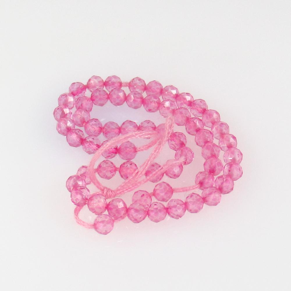 8.79 Ct Natural 58 Drilled Pink Topaz Round Cut Beads: No Reserve! Title: 8.79 Ct Natural 58 Drilled Pink Topaz Round Cut Beads Stone Clarity: VVS Gemstone: Natural Pink Topaz Beads Carat Weight: 8.79 Size/Dimensions: 2.90 to 3.00 mm / 58 PC's Additional 