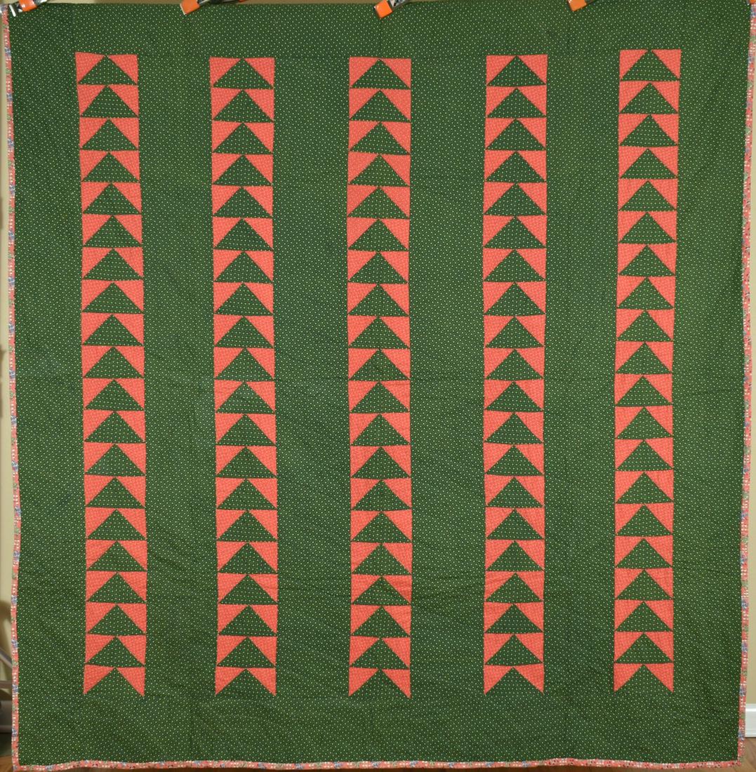 Pennsylvania Flying Geese Quilt (1 of 5)
