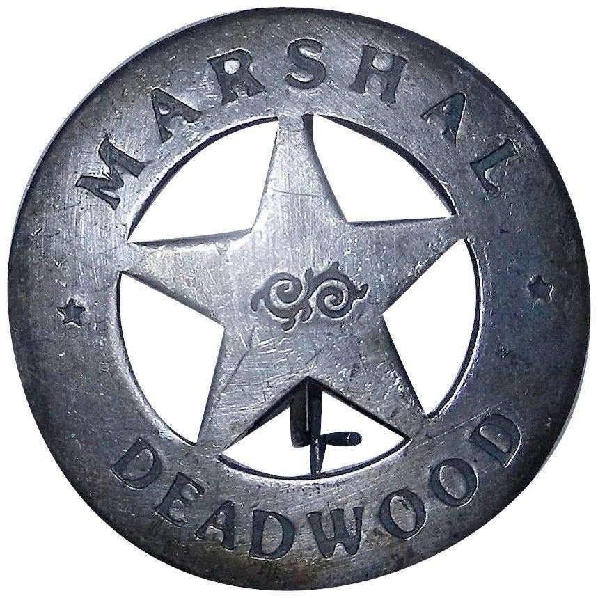 Vintage MGM Studio Deadwood Marshal Badge (1 of 5)