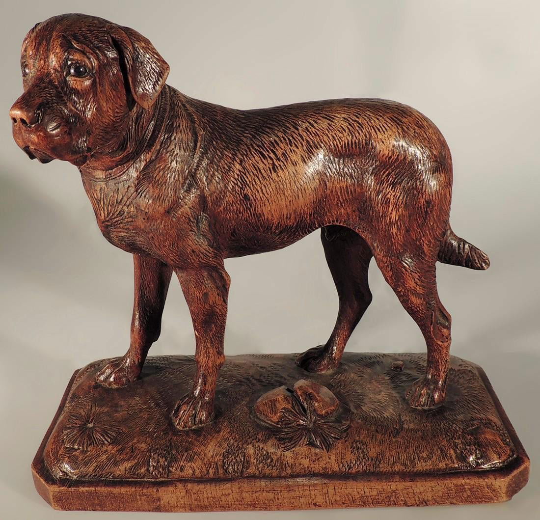 Walnut Black Forest Dog (1 of 4)