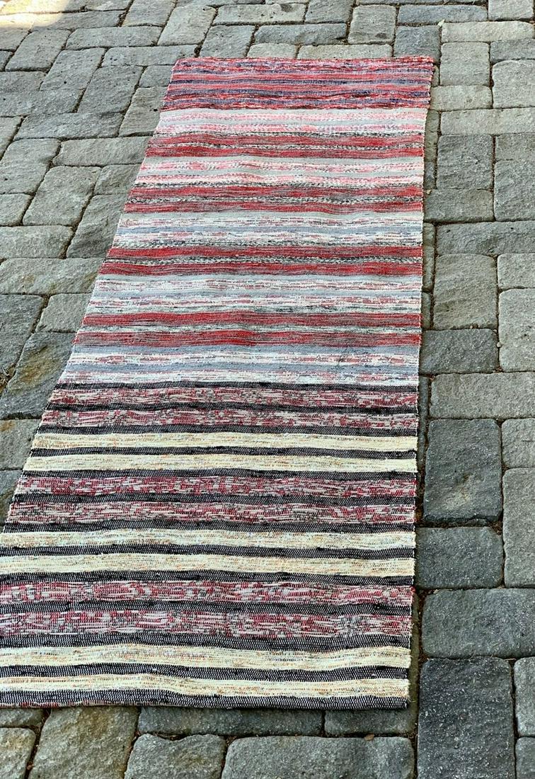 Early 20th c Rag Carpet (1 of 5)