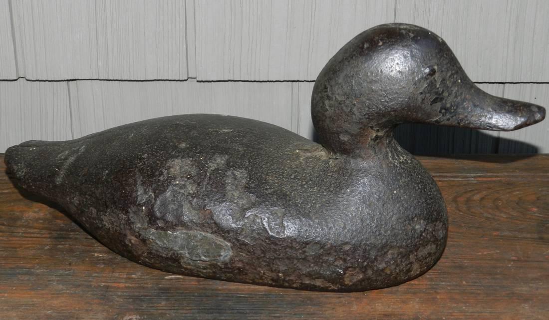Rare Early Cast Iron Sink Box Decoy (1 of 4)