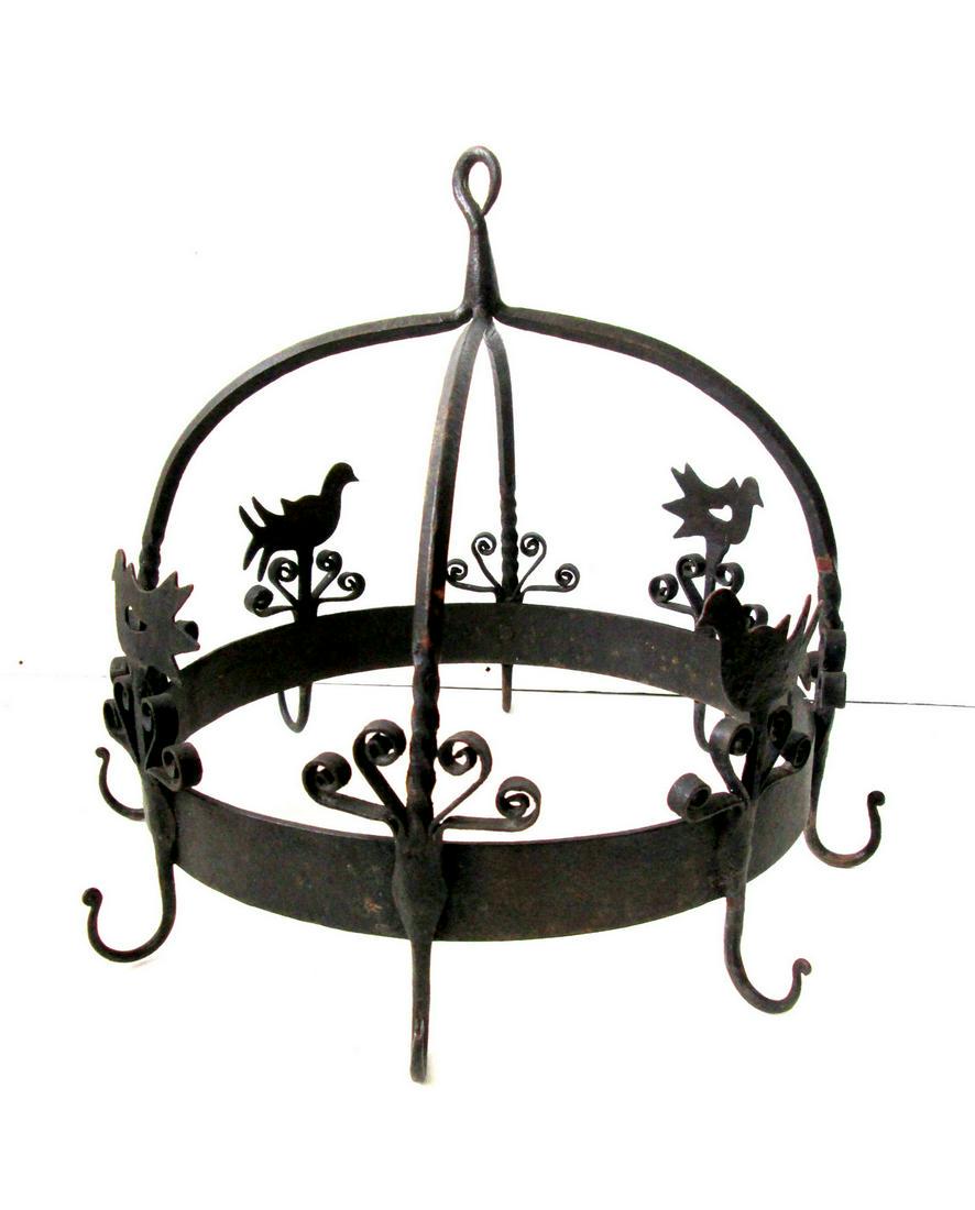 Bird Decorated Hanging Rack (1 of 10)