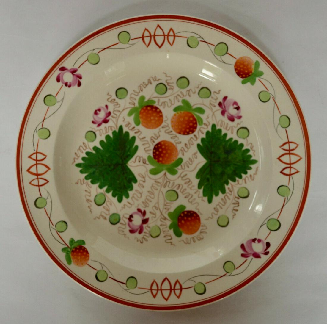 Unusual Wedgwood Hand Painted Queensware Plate (1 of 3)