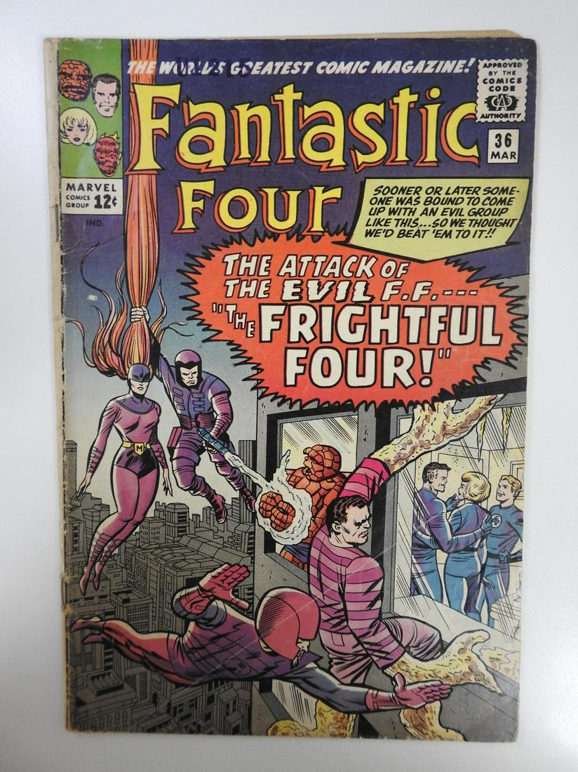 Fantastic Four #36 1st App. of the Frightful Four (1 of 2)
