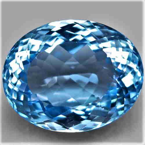 27,75 ct Natural Swiss Blue Topaz 27,75 ct (1 of 2)