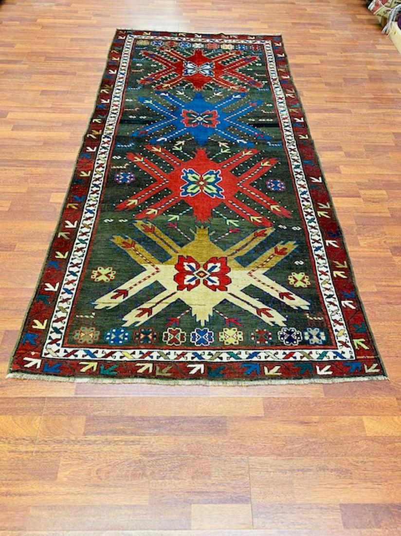 Antique Karabagh /Eagle Kazak design rug-2859 (1 of 11)