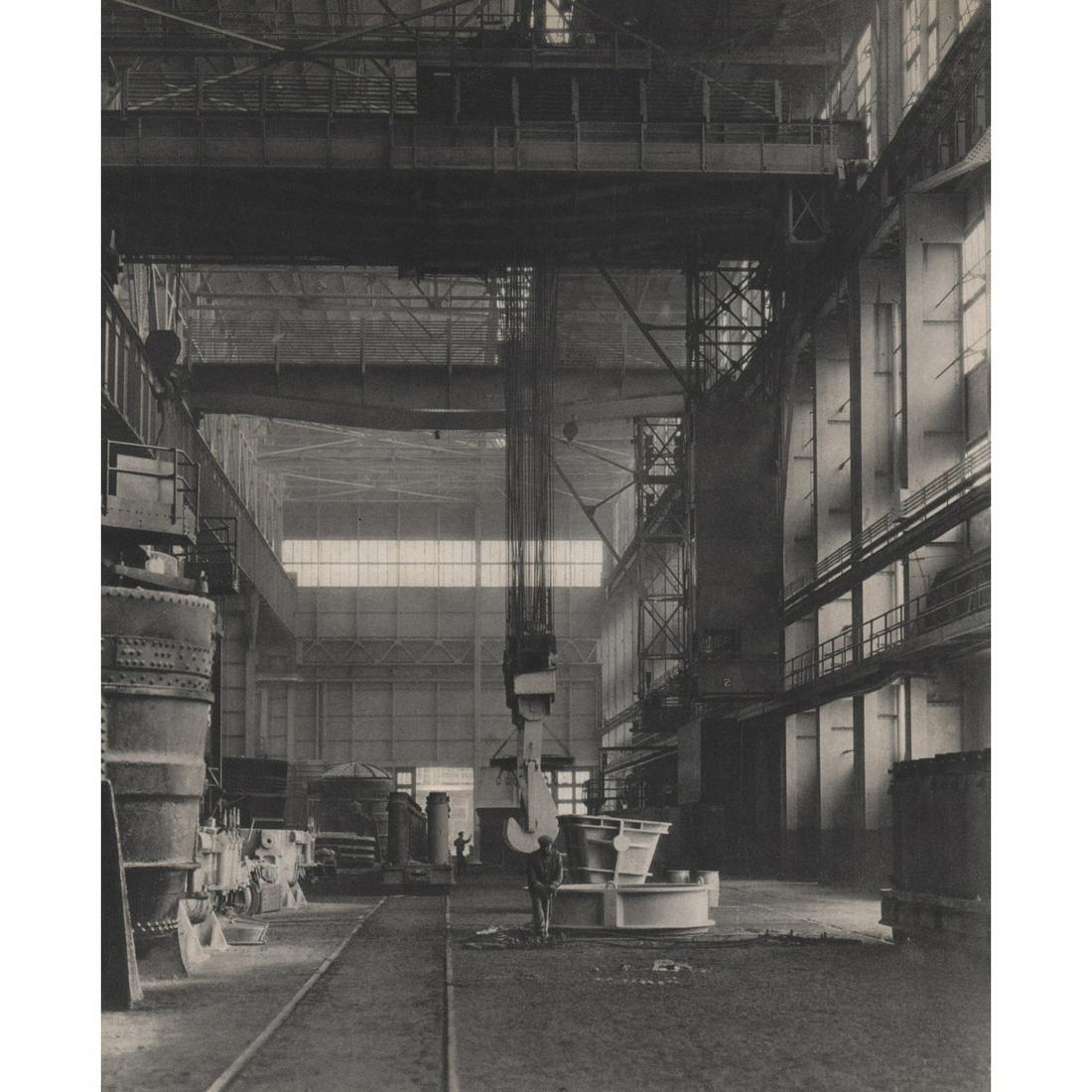 CHARLES SHEELER - Ford Plant, Detroit: Artist: CHARLES SHEELER Print Title: Ford Plant, Detroit From a now rare French portfolio printed in the 1930's Medium: Sheet-Fed Gravure Printing Date: 1930's Printed in France Image Size approx: 9 x