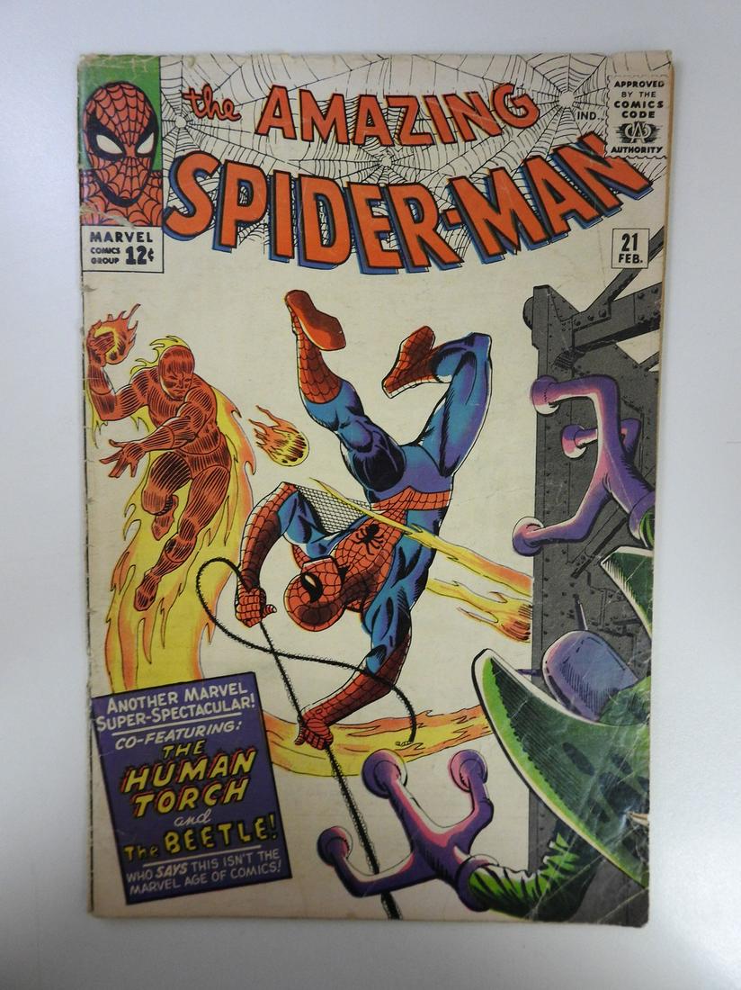 Amazing Spider-Man #21 2nd App. of the Beetle: No Reserve! Amazing Spider-Man #21 2nd App. of the Beetle. GD/VG Shipping: Individual Comics: Flat-rate of $9.99 (1-8 comics) or $19.99 (9+ comics) to anywhere within the contiguous U.S. International