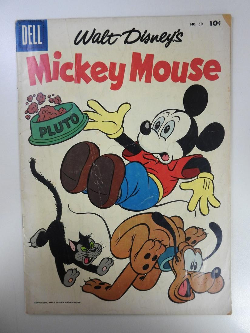 Mickey Mouse #50: No Reserve! Mickey Mouse #50. VG Shipping: Individual Comics: Flat-rate of $9.99 (1-8 comics) or $19.99 (9+ comics) to anywhere within the contiguous U.S. International: Foreign shipping rates are det