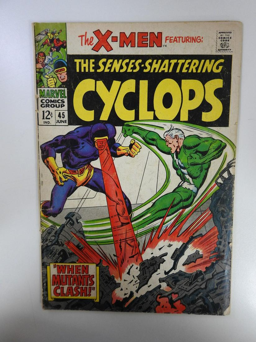 Uncanny X-Men #45: No Reserve! Uncanny X-Men #45. GD/VG Extra Staples Added Shipping: Individual Comics: Flat-rate of $9.99 (1-8 comics) or $19.99 (9+ comics) to anywhere within the contiguous U.S. International: Foreig