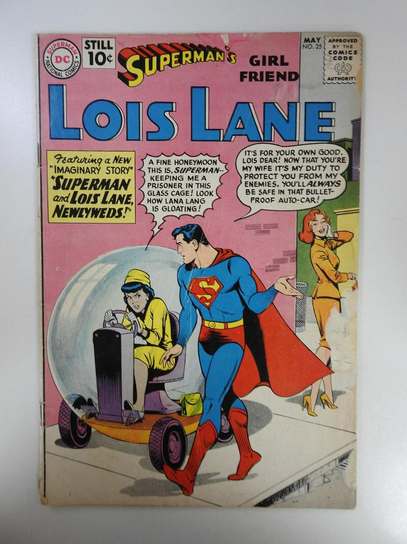 Superman's Girlfriend Lois Lane #25: No Reserve! Superman's Girlfriend Lois Lane #25. GD/VG Shipping: Individual Comics: Flat-rate of $9.99 (1-8 comics) or $19.99 (9+ comics) to anywhere within the contiguous U.S. International: Foreign 