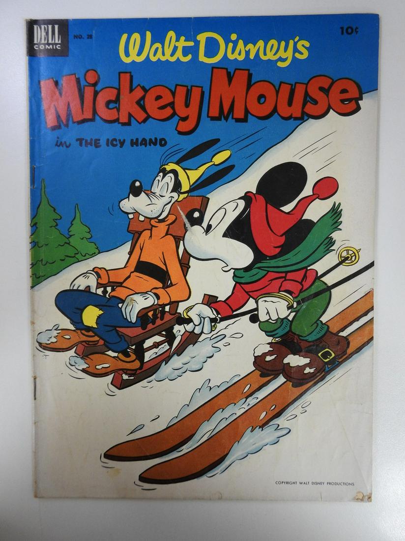 Mickey Mouse #28: No Reserve! Mickey Mouse #28. VG- Shipping: Individual Comics: Flat-rate of $9.99 (1-8 comics) or $19.99 (9+ comics) to anywhere within the contiguous U.S. International: Foreign shipping rates are de
