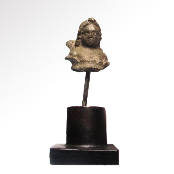 Roman Bronze Bust of Winged Cupid Eros, c. 2nd Century (1 of 5)