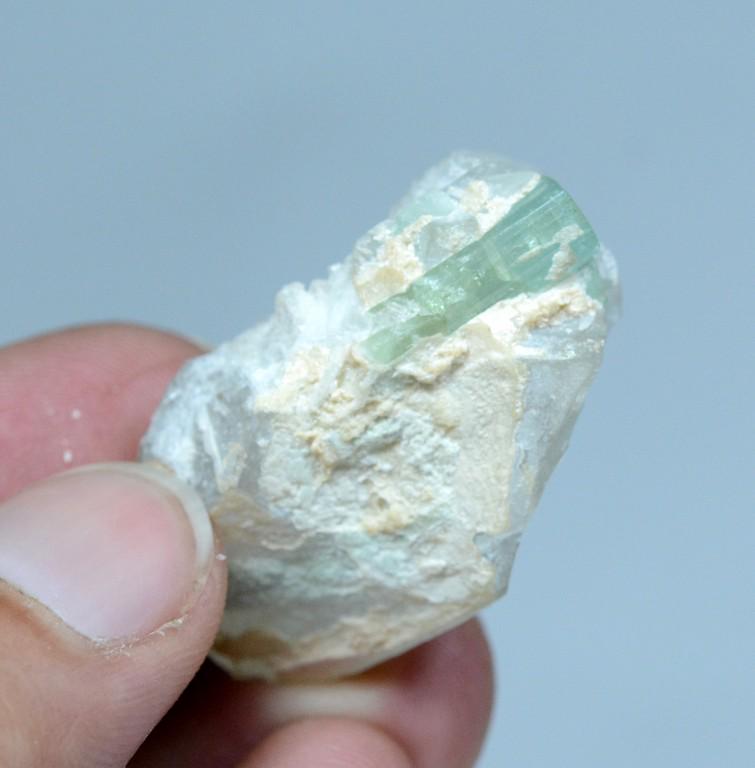 19 Gram Amazing Tourmaline With Quartz Specimen: No Reserve! Title: 19 Gram Amazing Tourmaline With Quartz Specimen Weight: 19 Gram Size/Dimensions: 38x21x20 mm Origin: Pakistan Shipping: Domestic: Flat-rate of $15.00 to anywhere within the contiguo