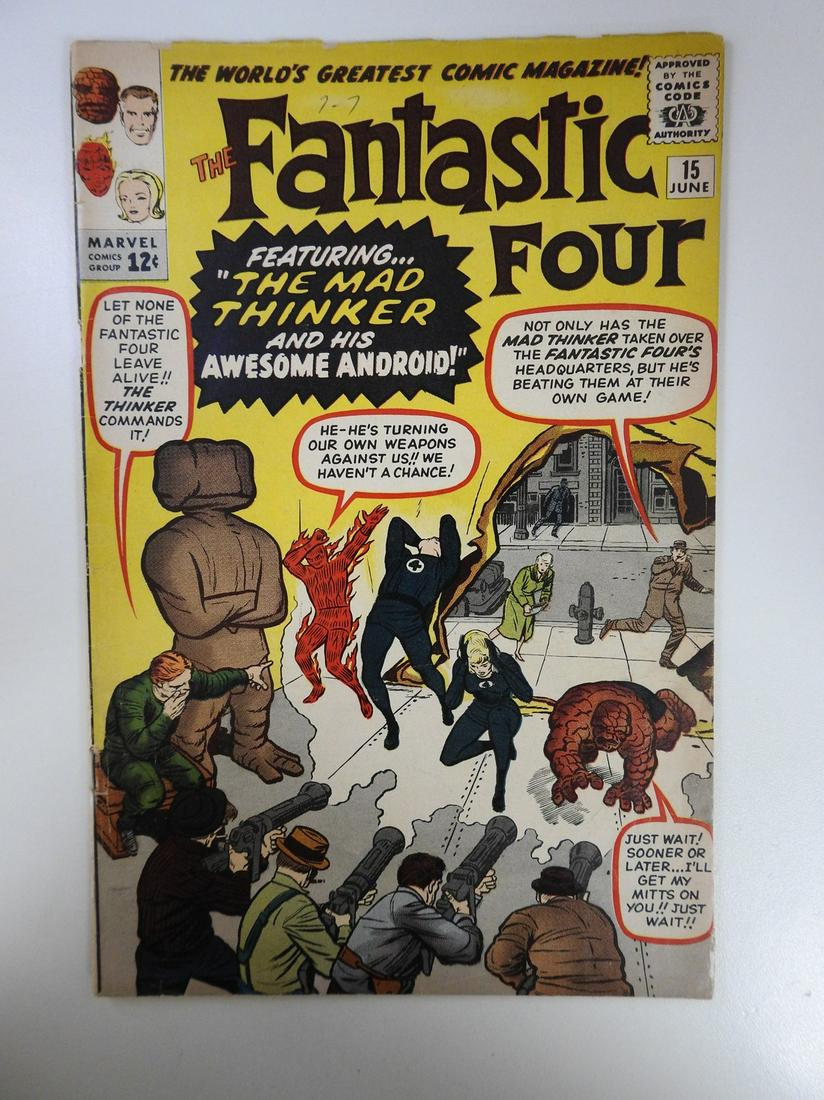 Fantastic Four #15 1st App. of the Mad Thinker (1 of 2)