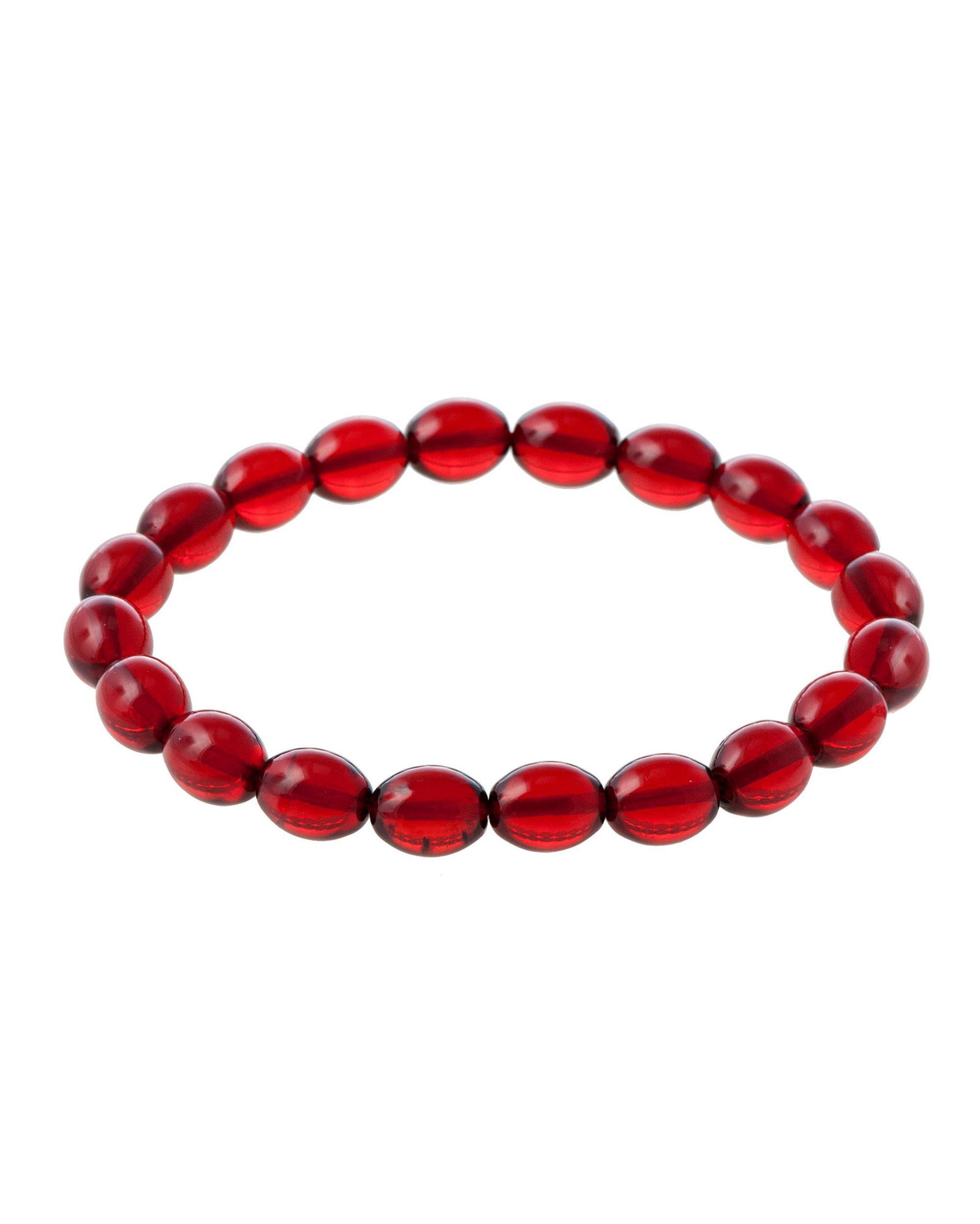 Precious Ruby Red Amber Bracelet (1 of 1)