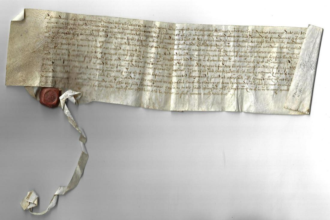 1626 English Bond Reign James I Nice Seal (1 of 2)