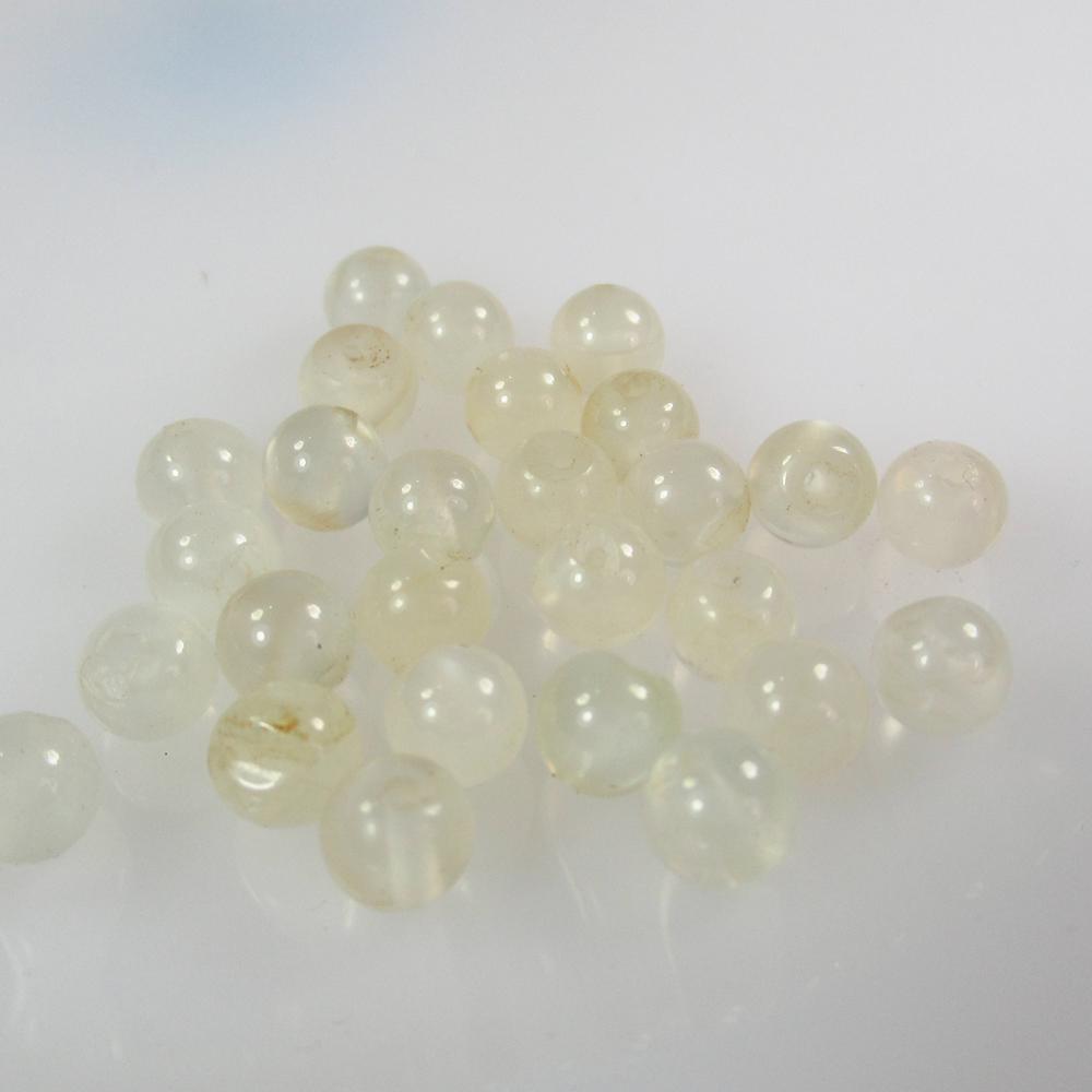 17.76 Ctw Natural 29 Moonstone Drilled Round Ball Beads: No Reserve! Title: 17.76 Ctw Natural 29 Moonstone Drilled Round Ball Beads Stone Clarity: Semi -Transparent Gemstones: Moonstone Carat Weights: 17.76 Size/Dimensions: 4.50 - 4.70 mm / 29 PC's Addition