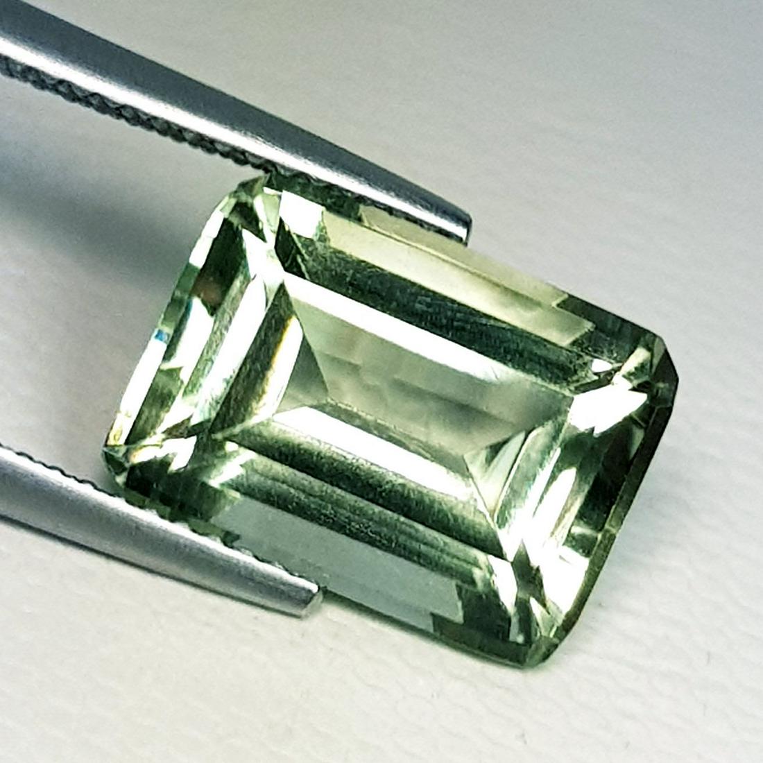 Natural Green Amethyst Emerald Cut 5.64 ct (1 of 5)