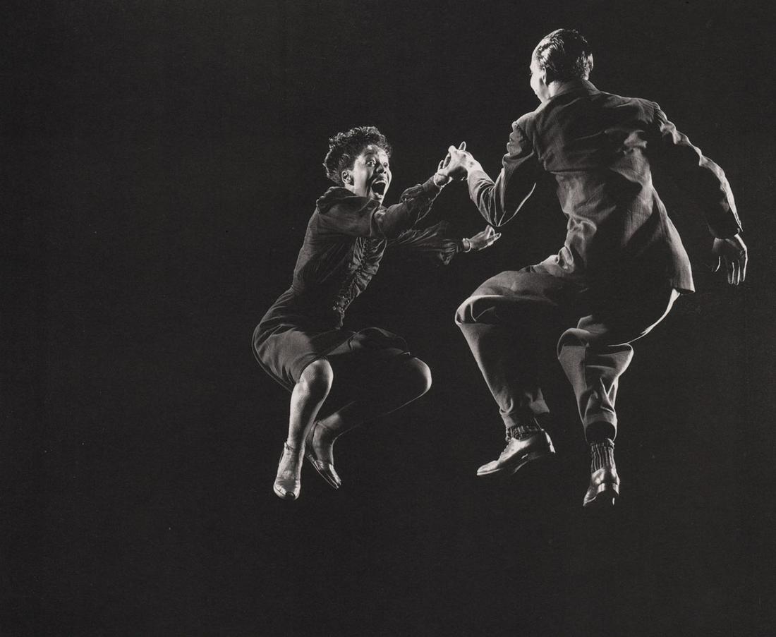 GJON MILI - Lindy Hop Improv, 1943: Artist: GJON MILI Print Title: Lindy Hop Improv, 1943 Medium: Photo-lithograph Printed 1980’s in Japan Image size (inches) approx. 7 x 8” Reserve: $25.00 Shipping: Domestic: Flat rate of $15.00 to