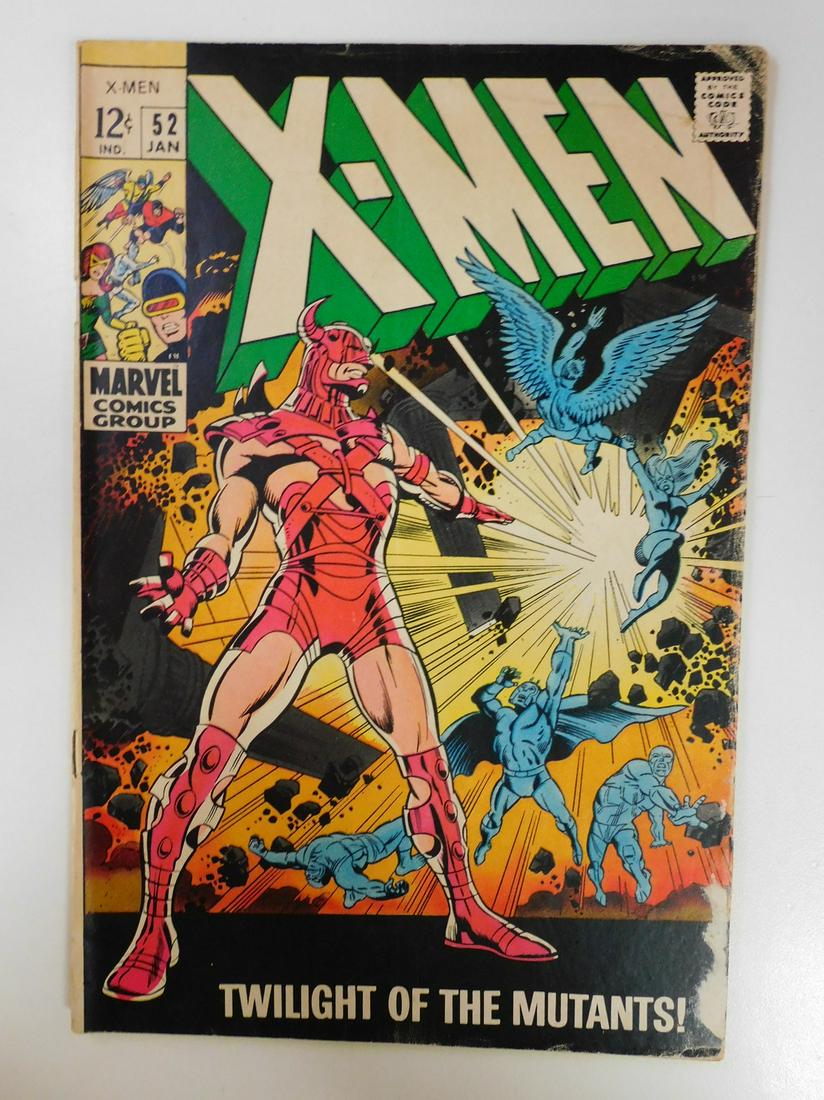 Uncanny X-Men #52: No Reserve! Uncanny X-Men #52. VG- Shipping: Individual Comics: Flat-rate of $9.99 (1-8 comics) or $19.99 (9+ comics) to anywhere within the contiguous U.S. International: Foreign shipping rates are d