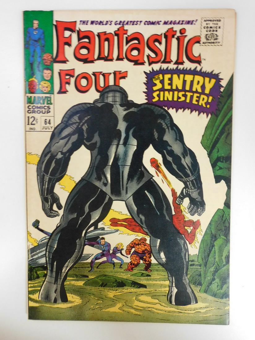 Fantastic Four #64 1st App. of the Intergalactic Sentry (1 of 2)