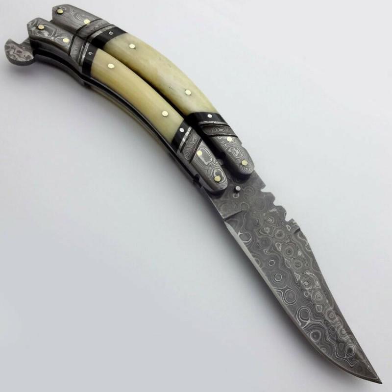 Throwing damascus steel knife wild life chef: Knife "Honor" Damascus knives are very durable, look great and keep sharpness perfectly. Damascus steel has high quality contents to give it an excellent edge and sharp cutting ability. The blade reta