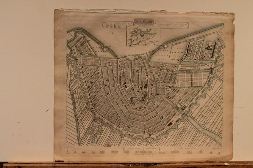 1828 Map of Amsterdam (1 of 3)