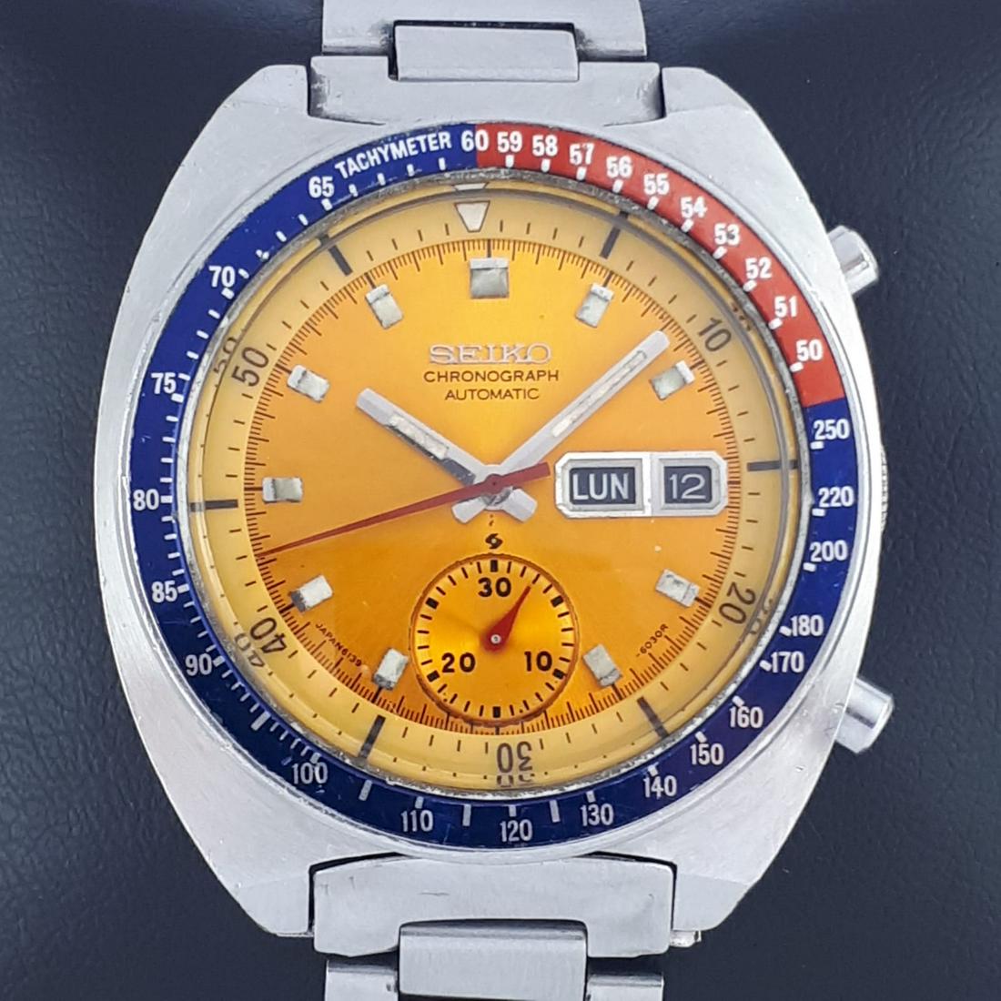 Seiko - Poque - Ref:333084 - Men - 1990-1999: Brand : Seiko Model : Poque Ref : 333084 Gender : Men Movement : Automatic Type : Analogue wristwatch Total Lenght : 20 cm / 7,87 inch (Including Watch Case) Case Size : 40 x 45 mm / 1,57 x