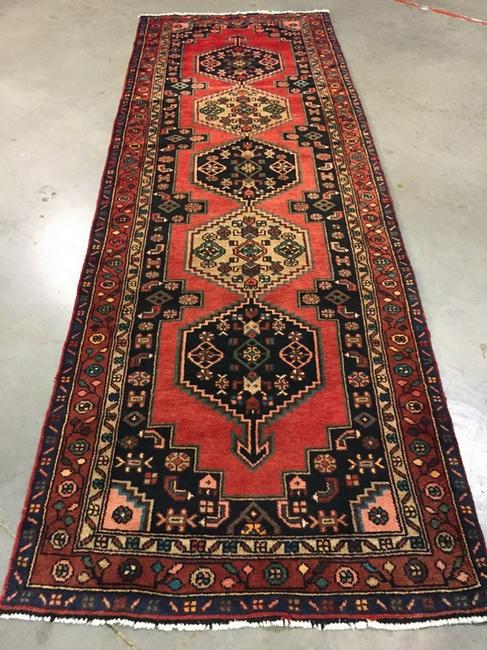 EXQUISITE VINTAGE PERSIAN RUNNER 3.7x10.1 (1 of 8)