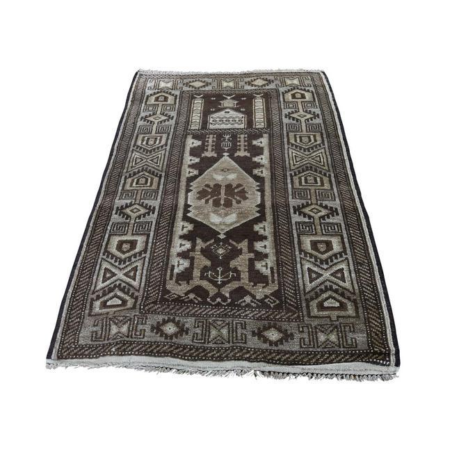 Vintage Afghan Baluch Natural Colors Hand-Knotted Pure (1 of 6)