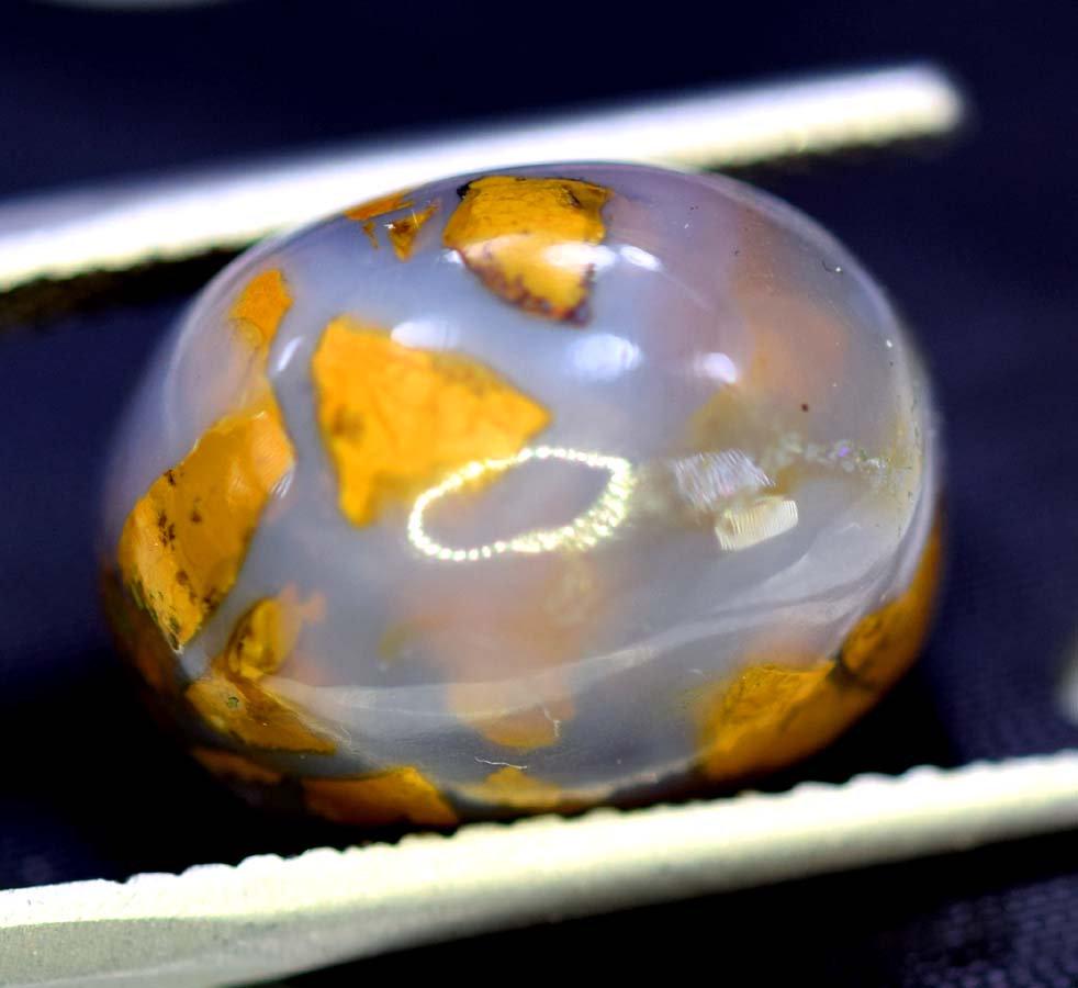 Opal Gemstone , Top Grade Stunning Fire Opal Cabochon - (1 of 3)