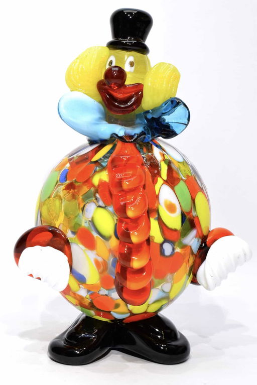 Buy Murano Glass Clown Signed Jasper52 In Ny