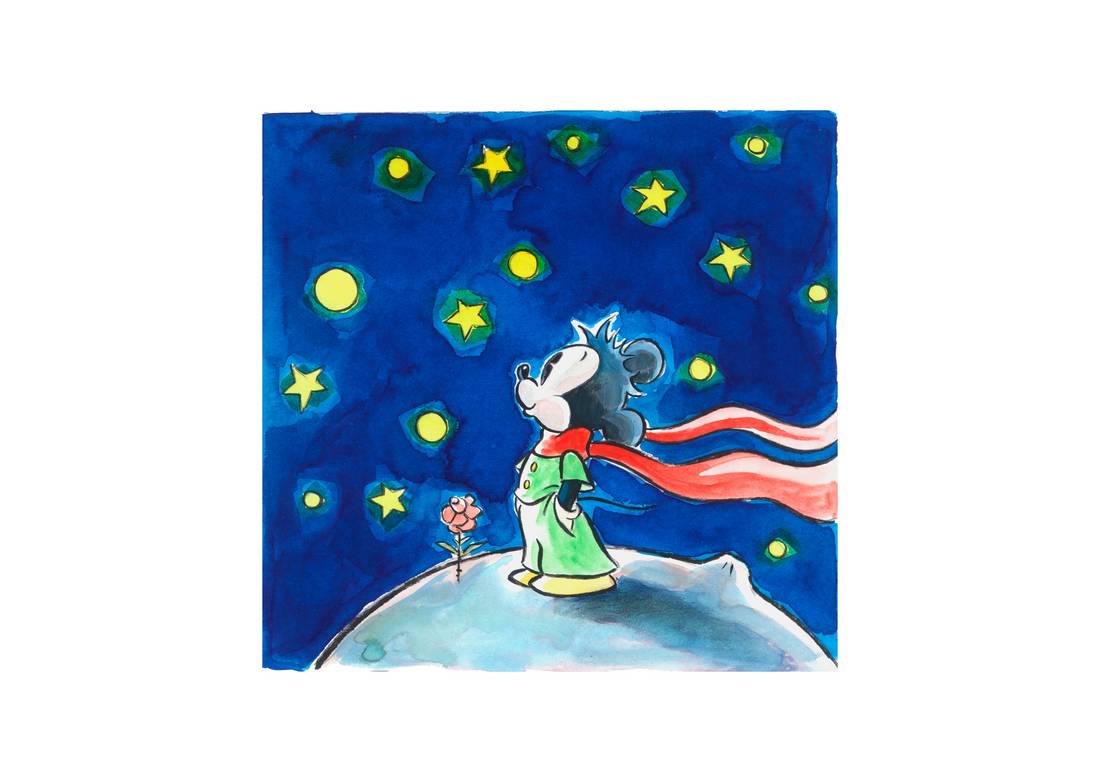 Mickey Mouse inspired by The Little Prince (1 of 1)