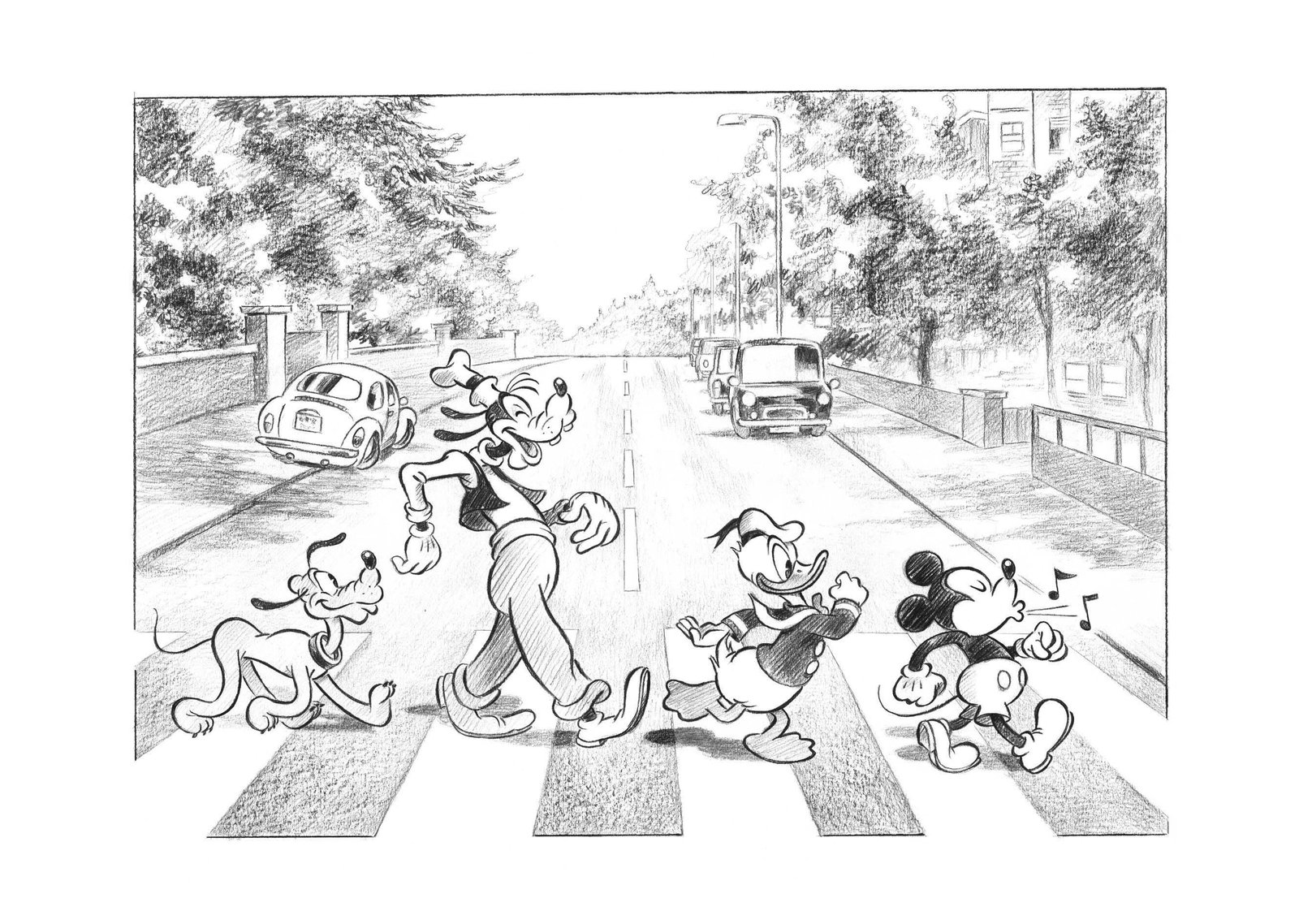 Disney Family - Beatles Abbey Road (1 of 1)
