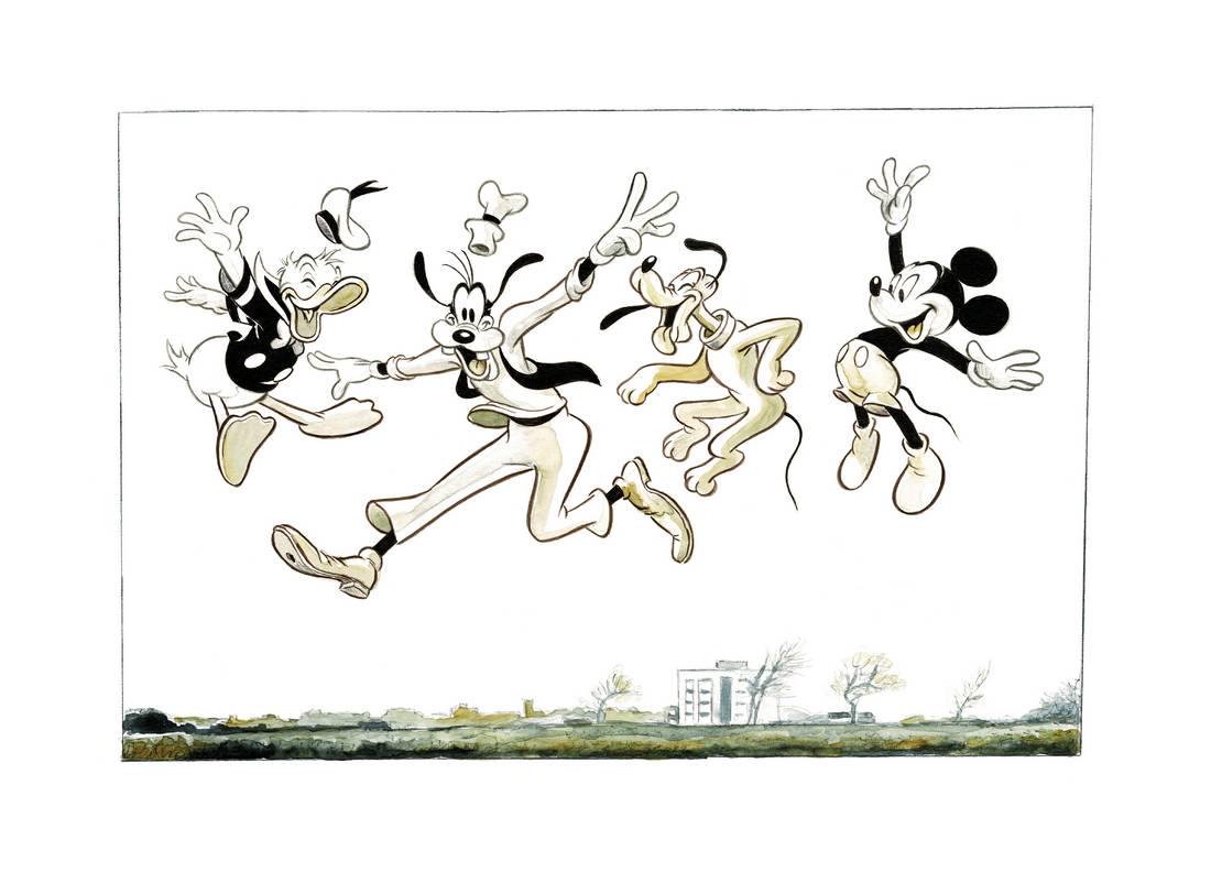 Mickey, Donald, Pluto, Goofy: The Beatles (1 of 1)