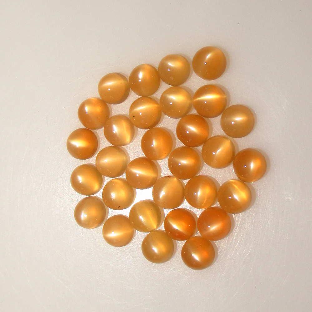 8.67 Ct Natural 29 Moonstone Round lot (1 of 2)