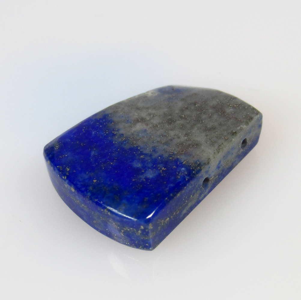 15.80 Ct Natural Drilled Blue Lapis Lazuli Fancy Cab: No Reserve! Title: 15.80 Ct Natural Drilled Blue Lapis Lazuli Fancy Cab Stone Clarity: Opaque Gemstone: Natural Lapis Lazuli Carat Weights: 15.80 Size/Dimensions: 18.80 x 14.30 x 5.00 mm Nice Drilled