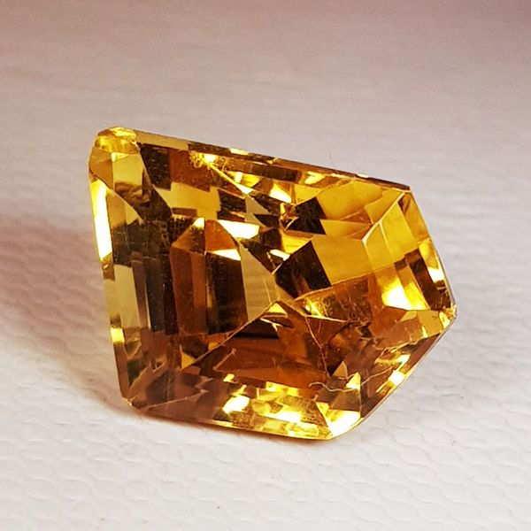 Natural Citrine Fancy Cut 6.95 ct (1 of 5)