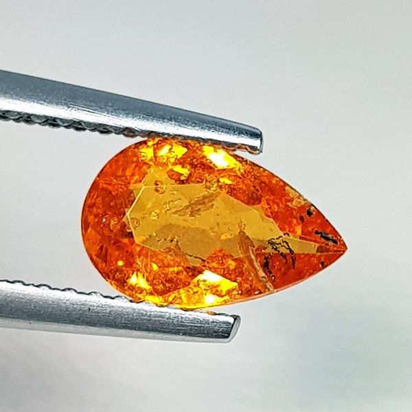 Natural Spessartite Garnet Pear Cut - 1.28 ct (1 of 5)