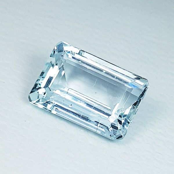2.70 ct Natural Aquamarine Emerald Cut (1 of 5)