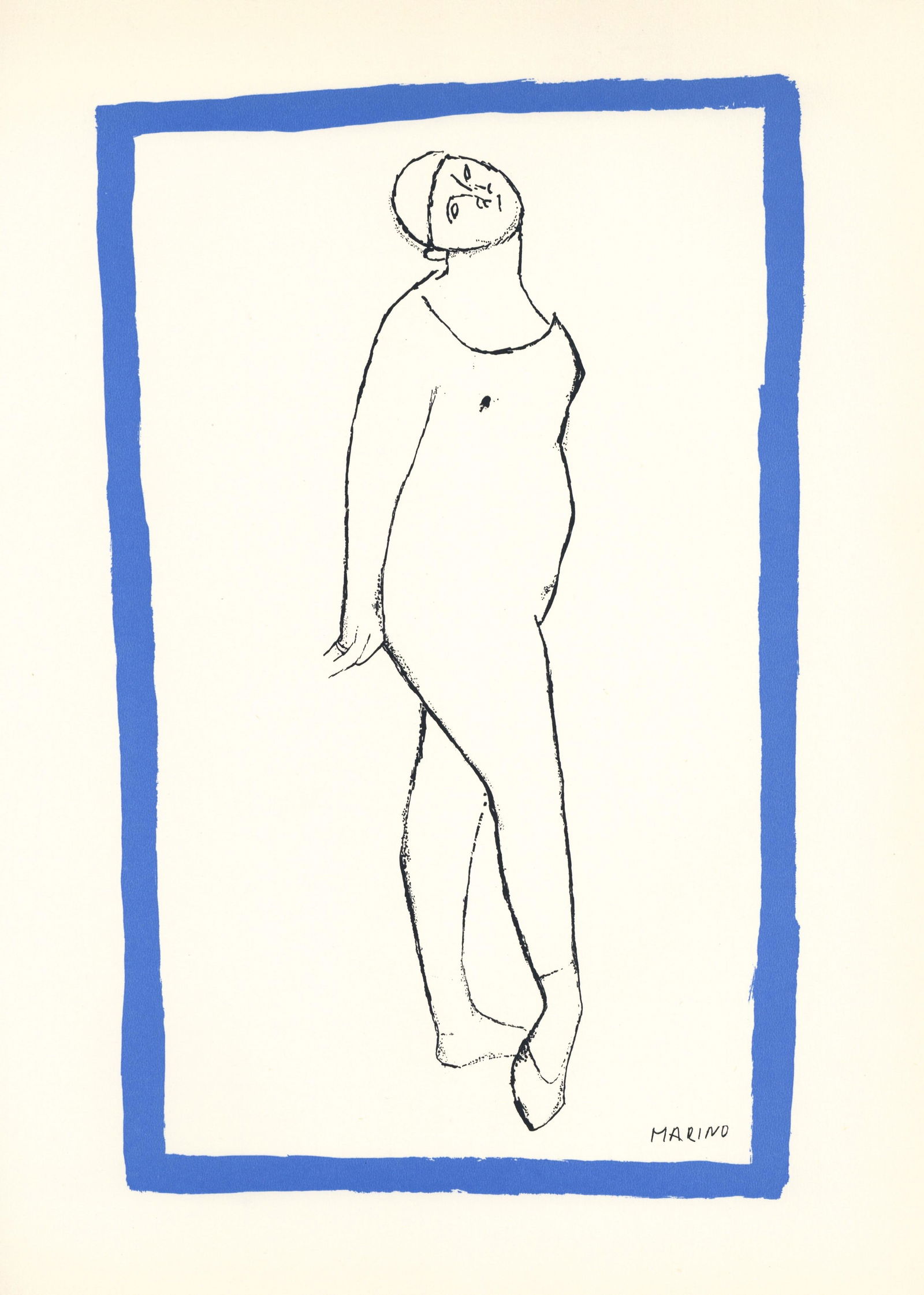 Marino Marini lithograph "Jongleur" (1 of 1)