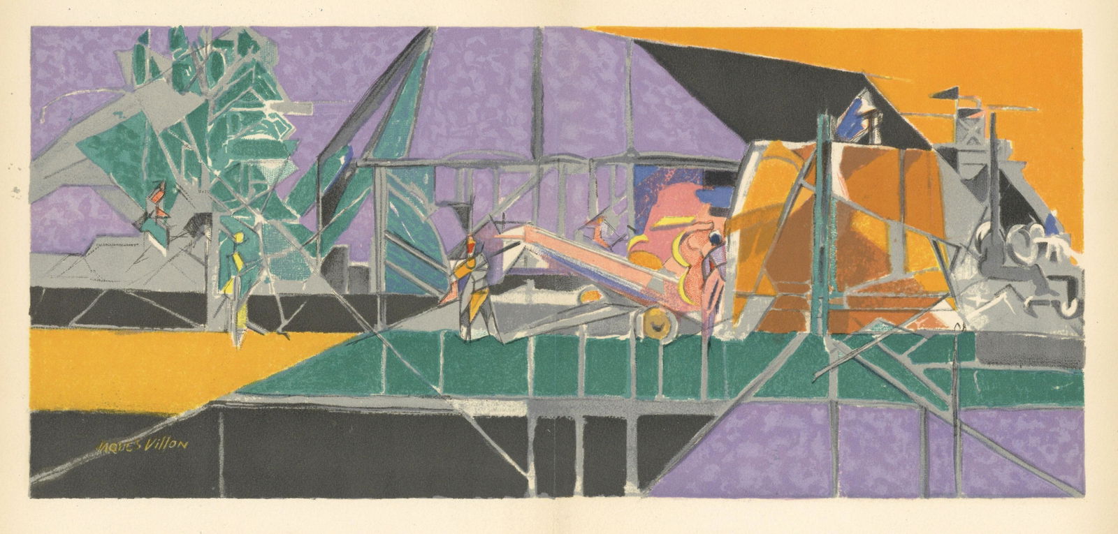 Jacques Villon lithograph "Le Grain ne meurt" (1 of 2)