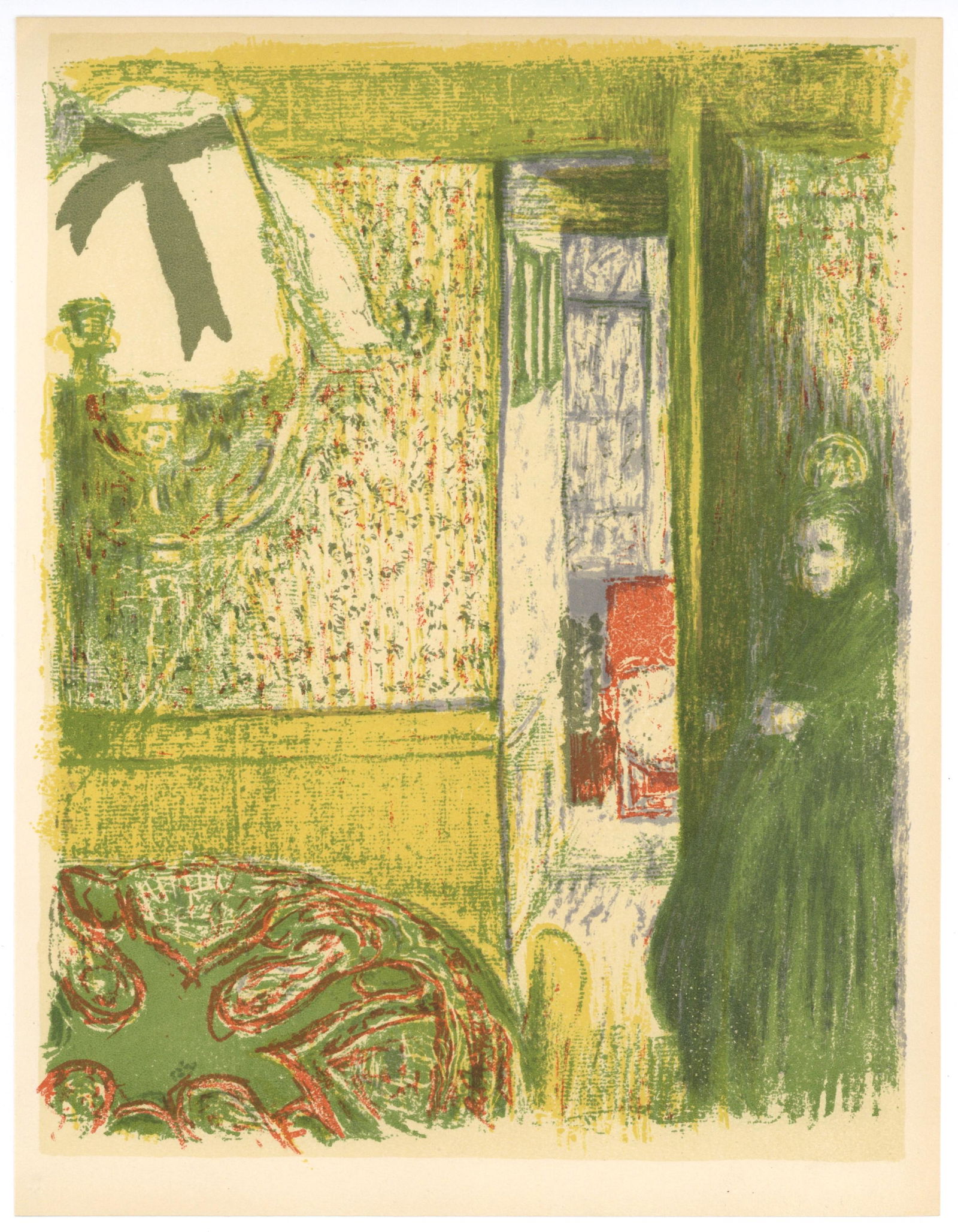 Edouard Vuillard lithograph "Interieur a la suspension" (1 of 1)