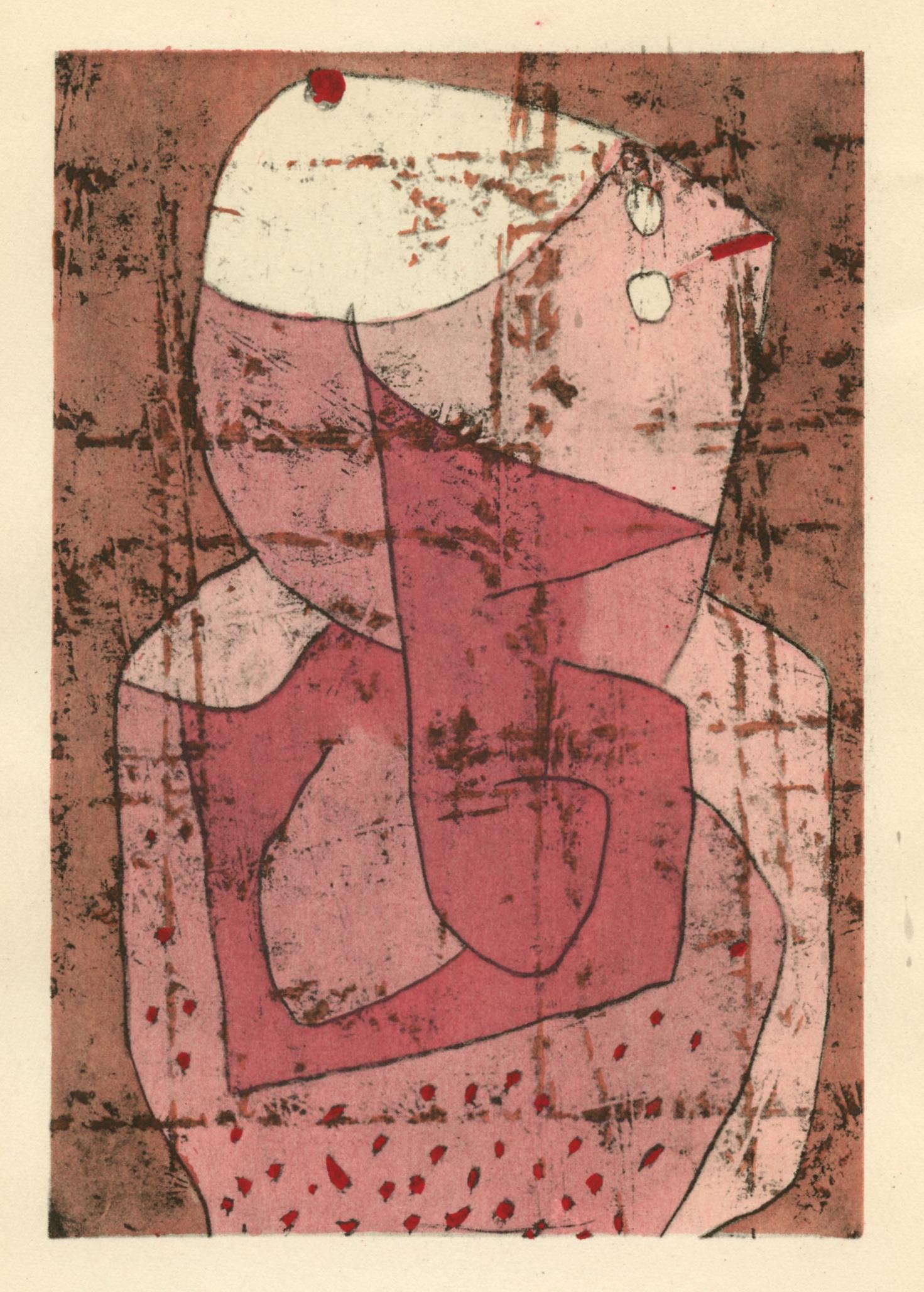 Paul Klee pochoir "Schweizer Clown" Swiss Clown (1 of 1)